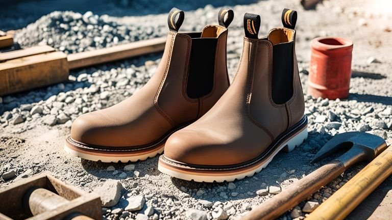 low-cut-Slip-on-work-boots
