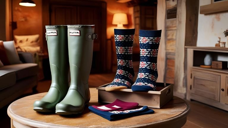 Hunter Rain Boots and Socks – Stay Dry, Warm & Stylish