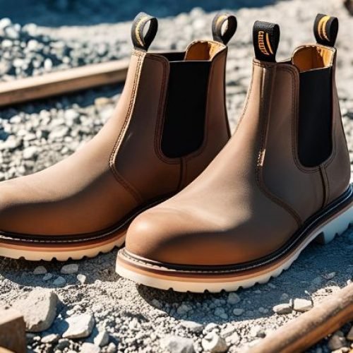 Low Cut Slip-On Work Boots